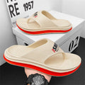 Me slippers Massaging Rubber sandals Thick Bottom Soft EVA Non-slip Women's home slippers summer beach shoes flip flops for men