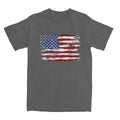 American Flag USA United States Of America US 4th Of July T Shirt Summer T Shirts Cotton Tee Shirt For Men Short Sleeve Tees
