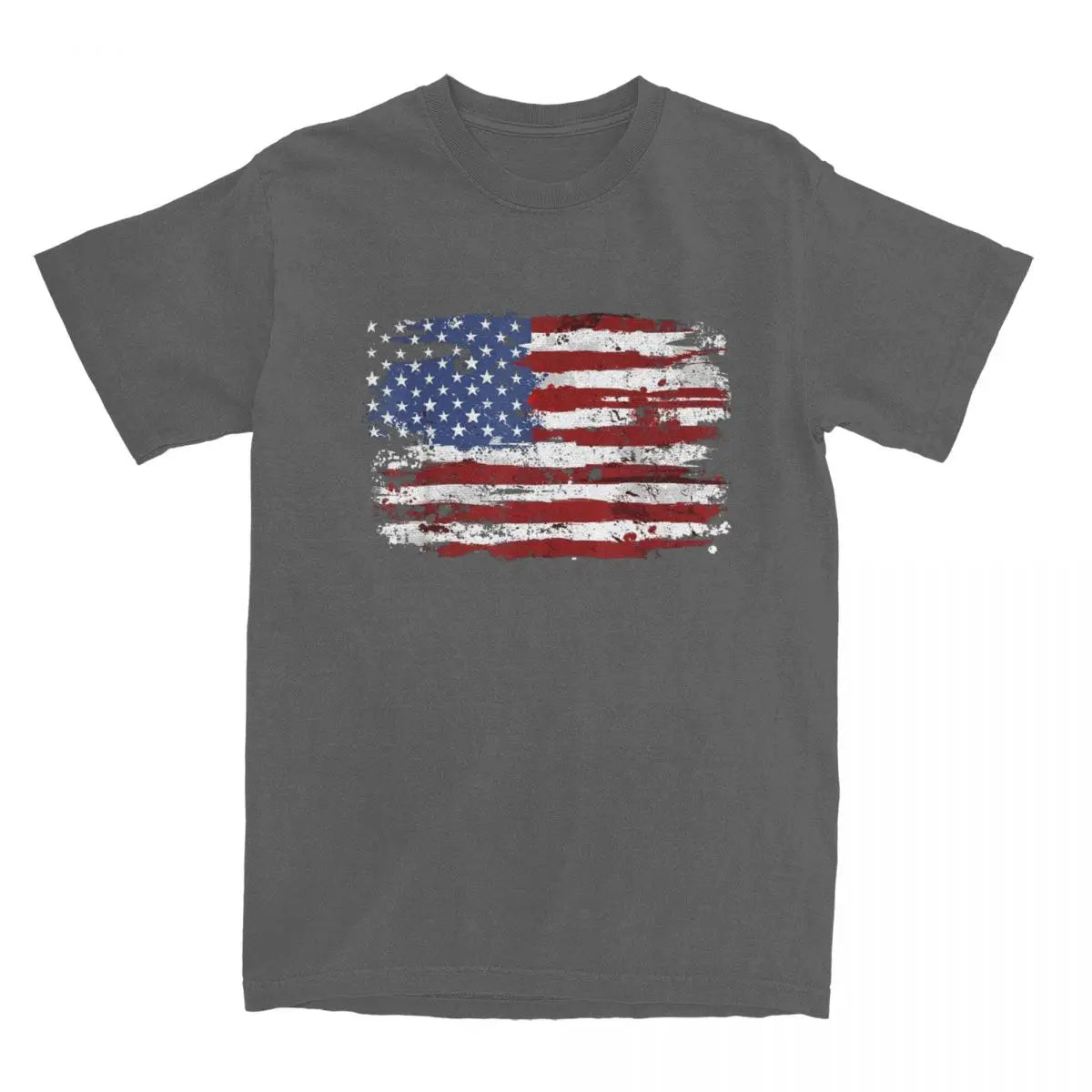 American Flag USA United States Of America US 4th Of July T Shirt Summer T Shirts Cotton Tee Shirt For Men Short Sleeve Tees