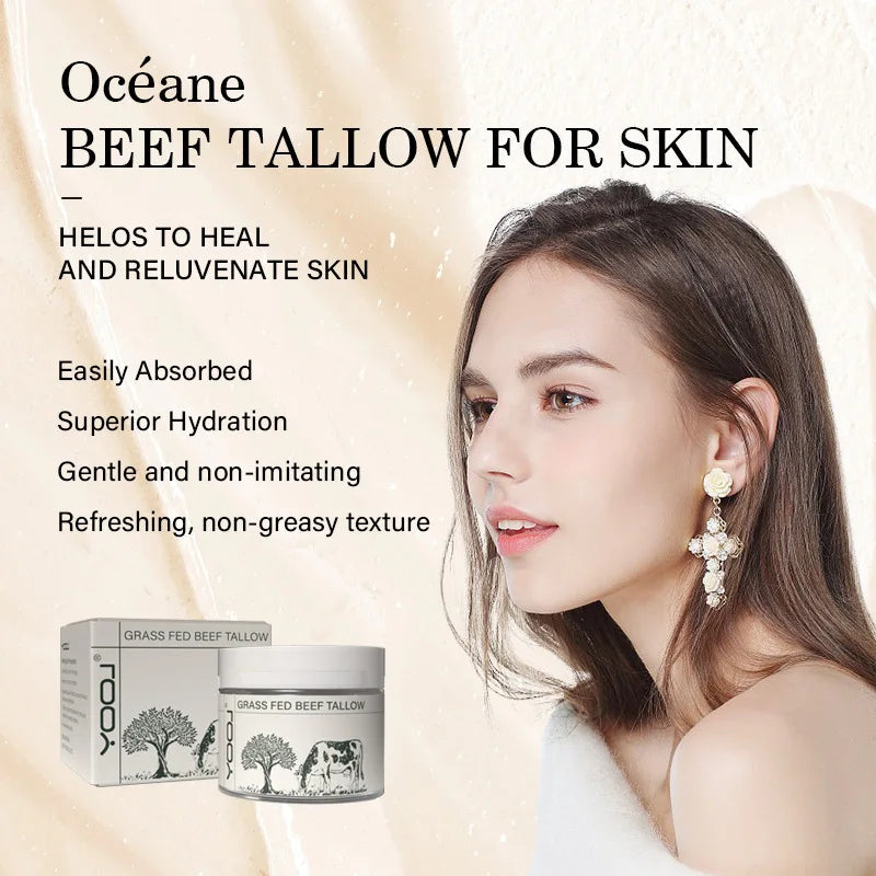 Whipped Beef Tallow Balm Cream Deep moisturizing milk face cream recommended by experts