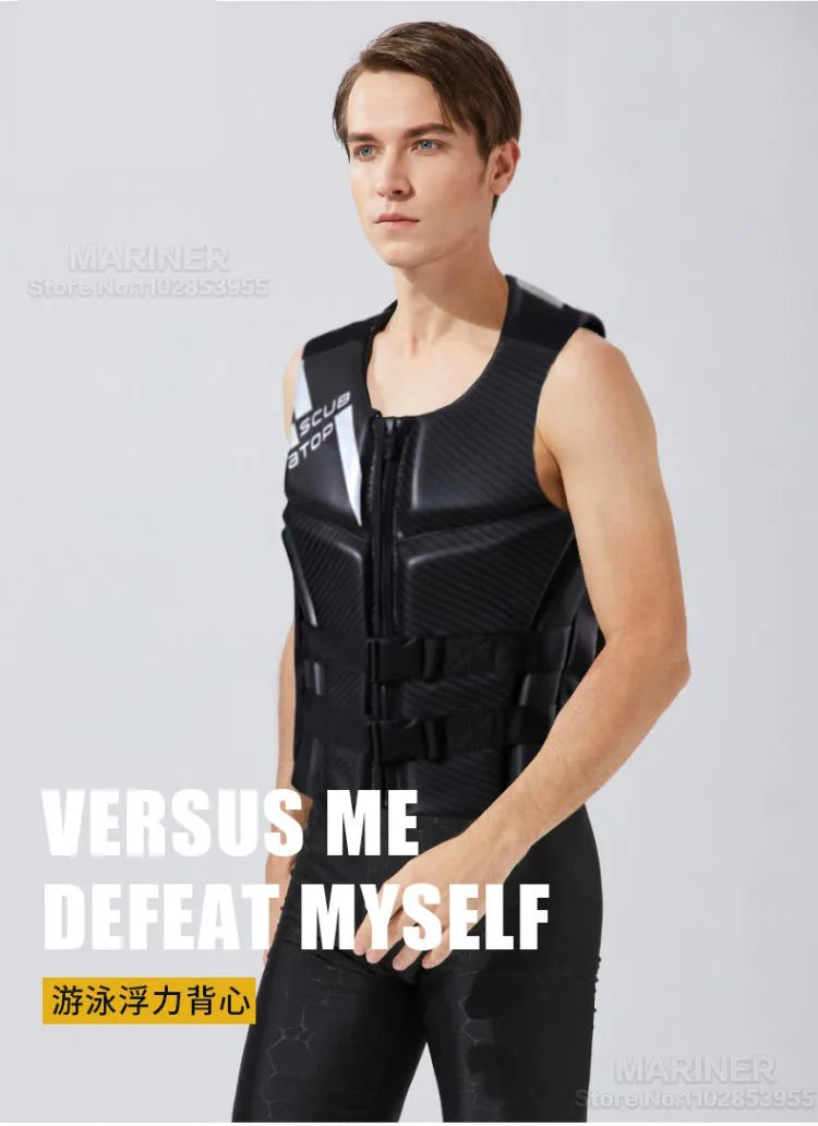 Life Vest for Adults Kayak KiteSurf Jet Ski Life Jacket Motorboats Raft Rescue Swim Drifting Boat Wakeboard Fishing Life Jackets