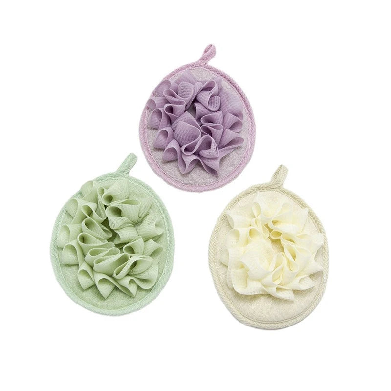 Bath Scrubber For Body Loofah Ball Shower Body Wash Ball Massage Bath Flower Towel For Body Best Body Scrub For Shower Bath Tool