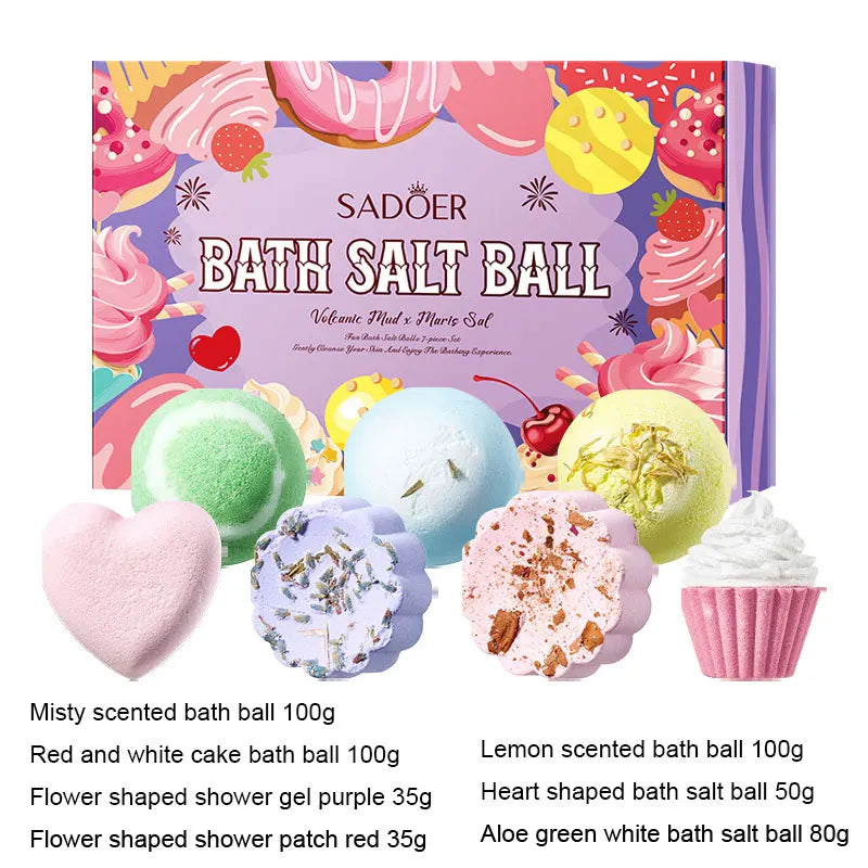 100gx6pcs Dinosaur Egg Shaped Bath Bombs Fruit and Flower Scented Bubble Bath Moisturizing Bath Bombs Festival Gifts