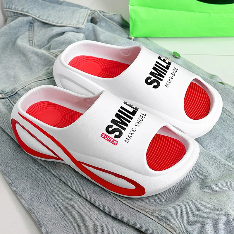 Fashion Men's Slippers Indoor Outdoor Sandals Beach Comfortable Slides Men Casual Shoes Flip-flops Women House Outdoor Slippers